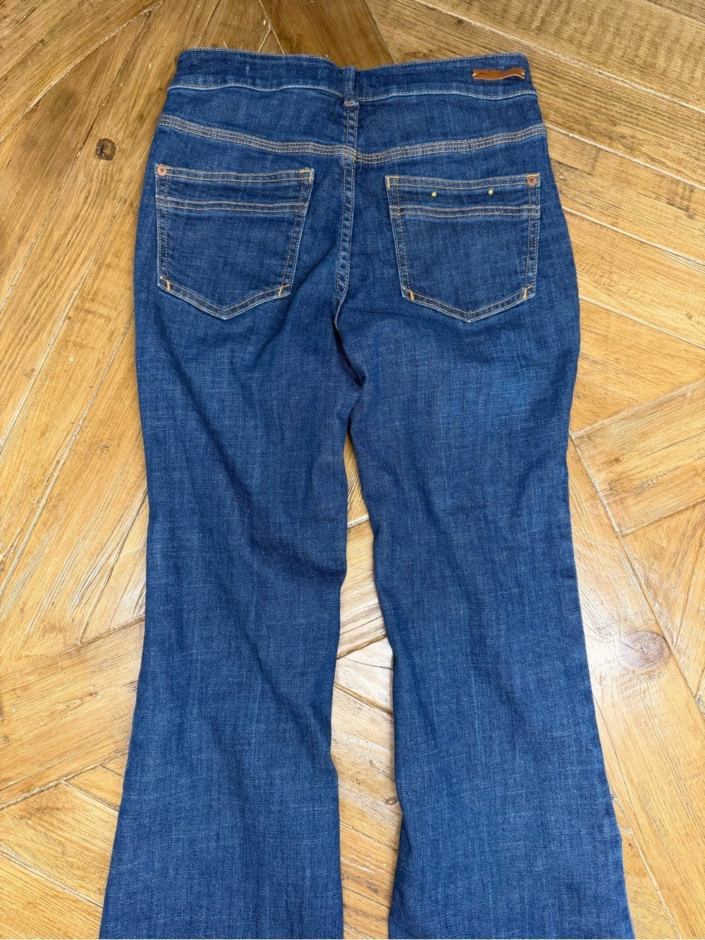 Pilcro Anthropologie Utility Patch Pocket‎ High Waist Bootcut Jeans 27 - Picture 4 of 15